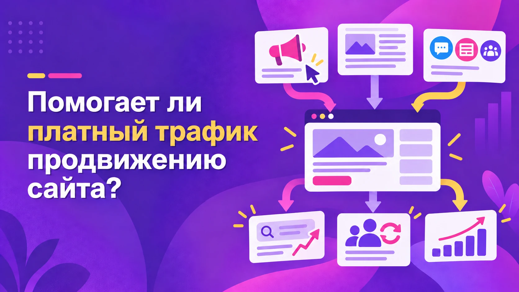 Сайт без платного трафика — ничто? Как реклама влияет на позиции в поиске